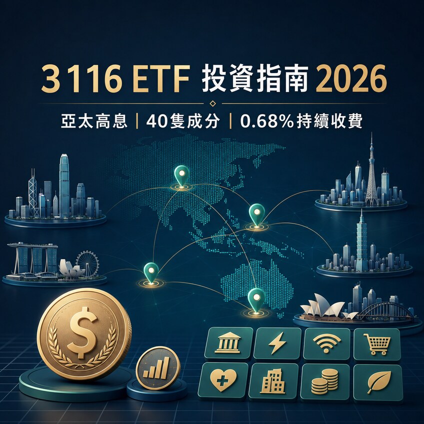 最全 3116 ETF投資指南2026！3116 ETF 是什麼？成分股真相、管理費解析！