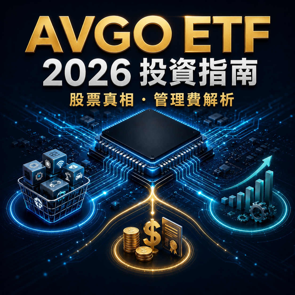 最全 AVGO ETF投資指南2026！AVGO ETF 是什麼？成分股真相、管理費解析！