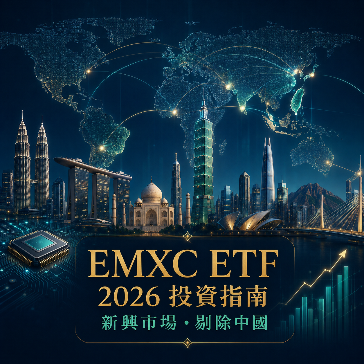 最全 EMXC ETF投資指南2026！EMXC ETF 是什麼？成分股真相、管理費解析！