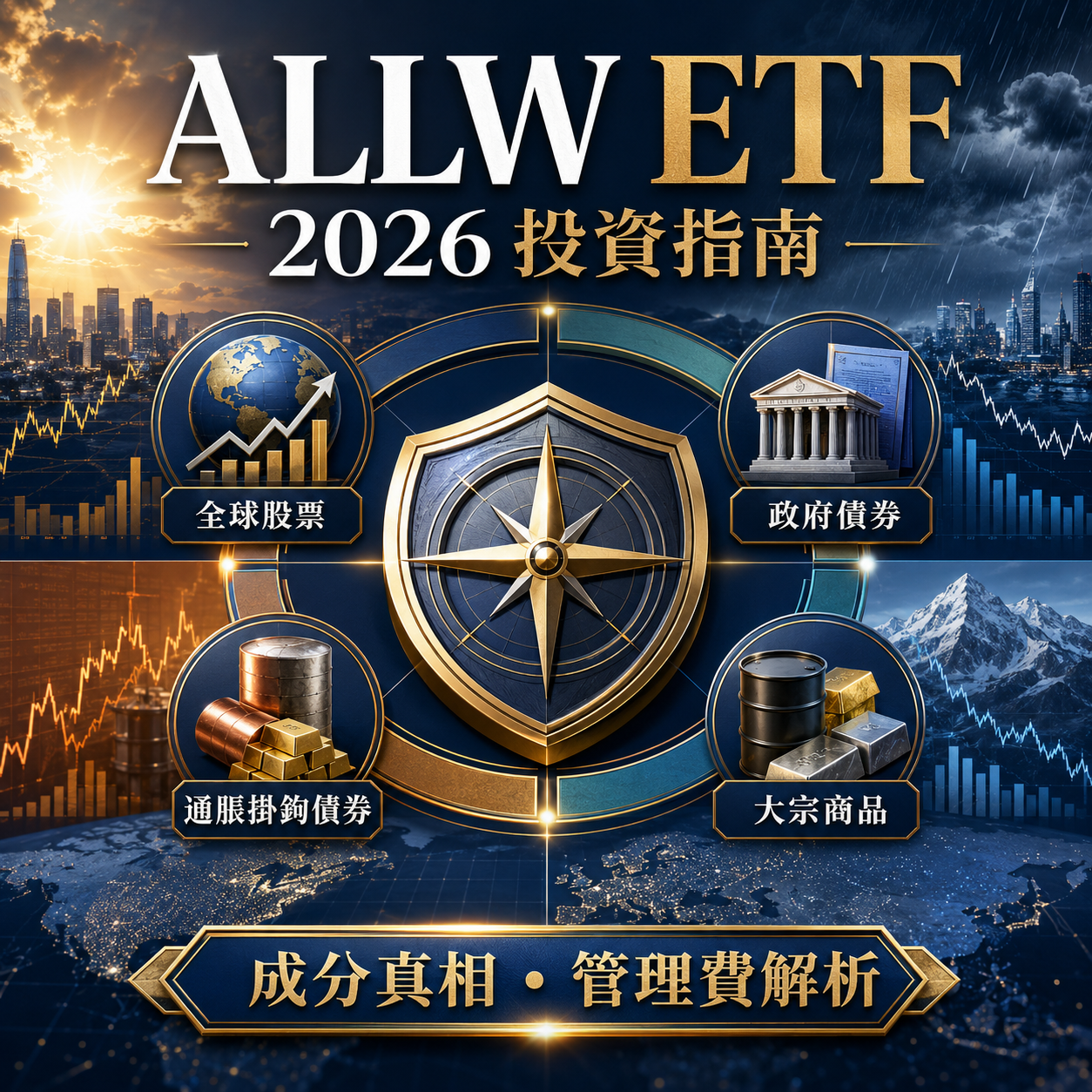 最全 ALLW ETF投資指南2026！ALLW ETF 是什麼？成分股真相、管理費解析！