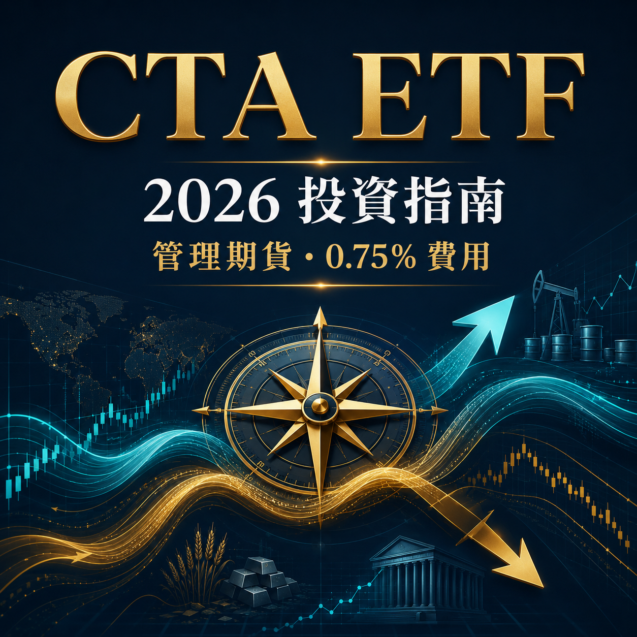 最全 CTA ETF投資指南2026！CTA ETF 是什麼？成分股真相、管理費解析！