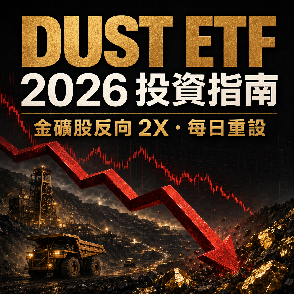 最全 DUST ETF投資指南2026！DUST ETF 是什麼？成分股真相、管理費解析！