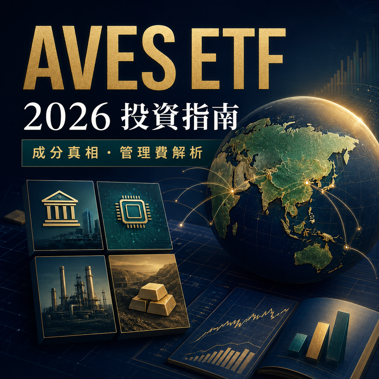 最全 AVES ETF投資指南2026！AVES ETF 是什麼？成分股真相、管理費解析！
