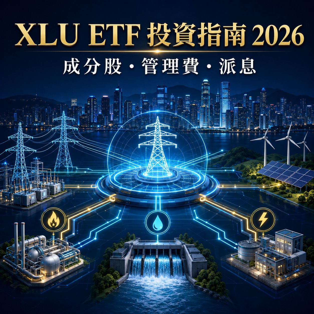 最全 XLU ETF投資指南2026！XLU ETF 是什麼？成分股真相、管理費解析！