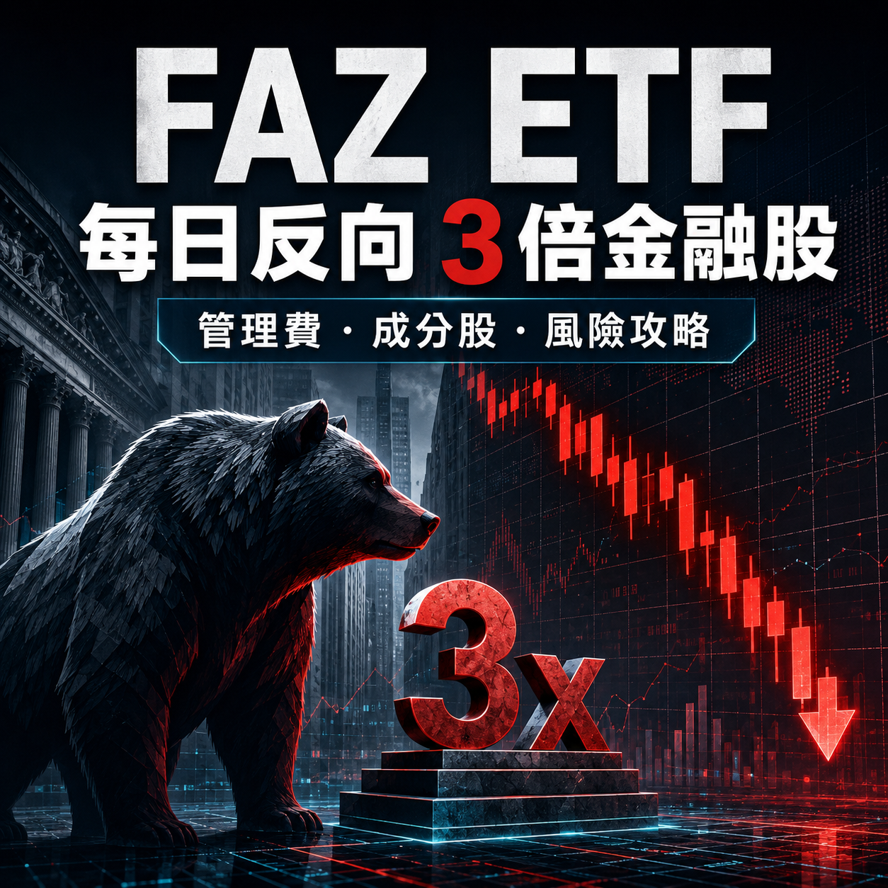 最全 FAZ ETF投資指南2026！FAZ ETF 是什麼？成分股真相、管理費解析！