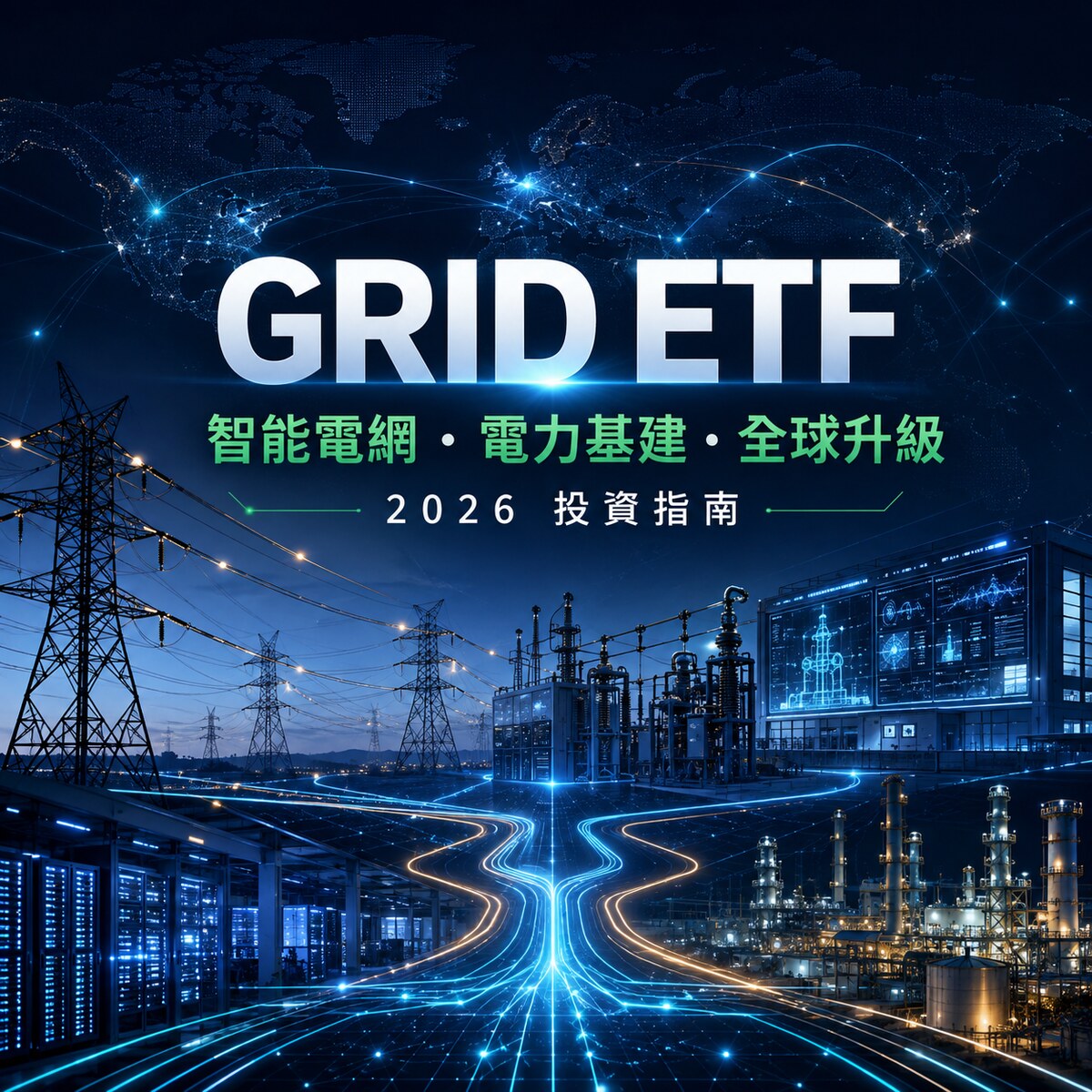 最全 GRID ETF投資指南2026！GRID ETF 是什麼？成分股真相、管理費解析！