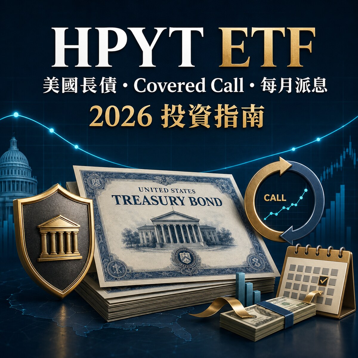 最全 HPYT ETF投資指南2026！HPYT ETF 是什麼？成分股真相、管理費解析！
