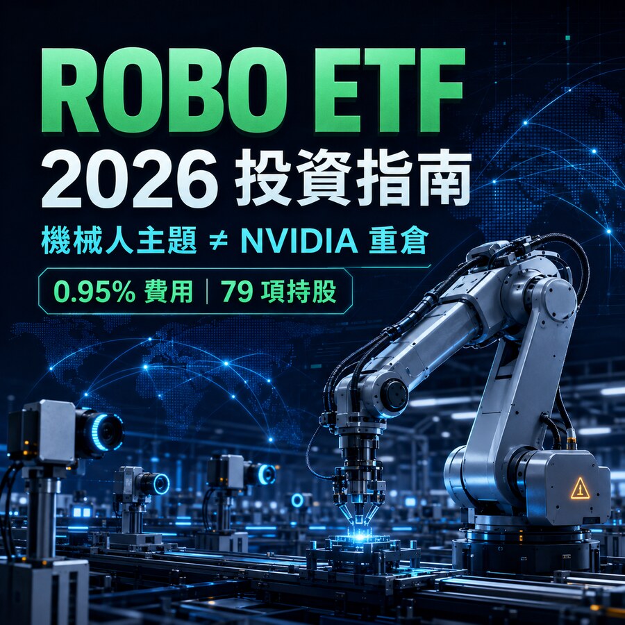 ROBO ETF投資指南2026:機械人及自動化、0.95%管理費、79項持股與分散真相