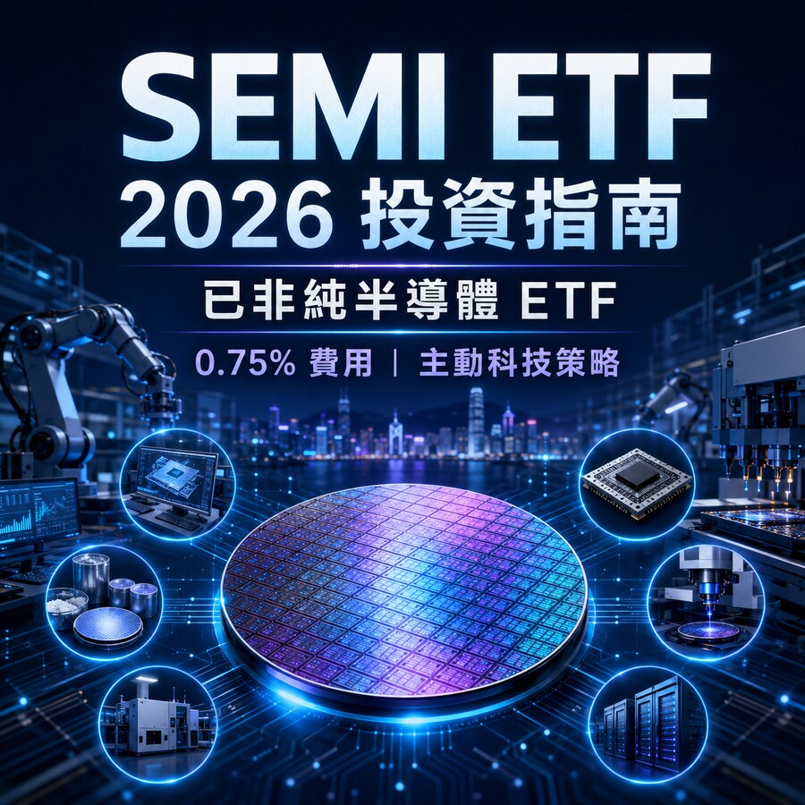 最全 SEMI ETF投資指南2026！SEMI ETF 是什麼？成分股真相、管理費解析！
