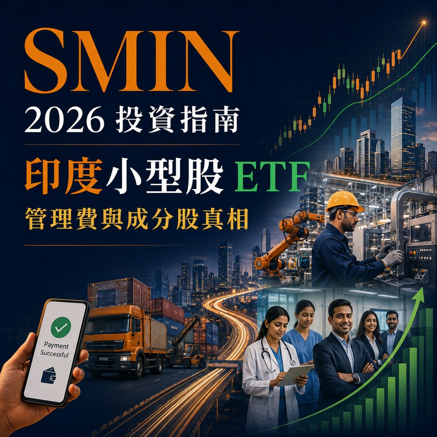 SMIN ETF 2026 投資指南:印度小型股、管理費與成分股真相