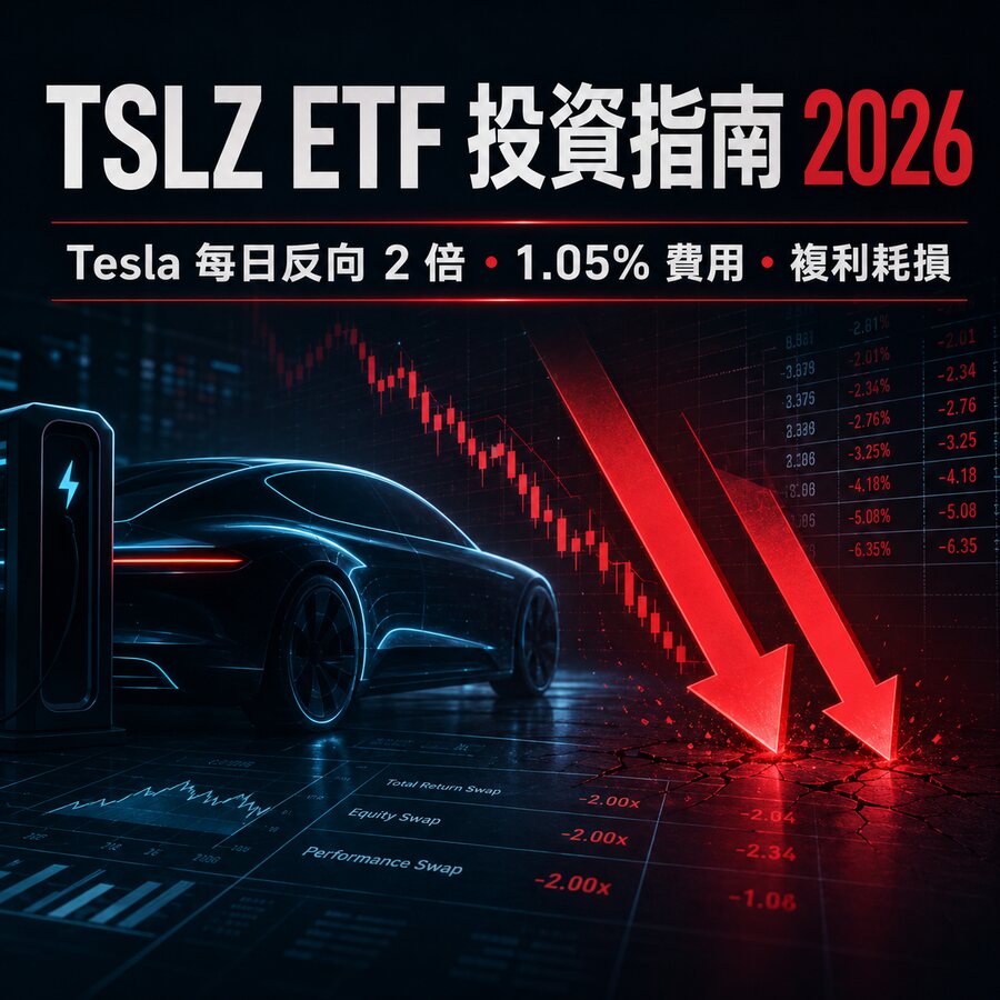 最全 TSLZ ETF投資指南2026！TSLZ ETF 是什麼？成分股真相、管理費解析！