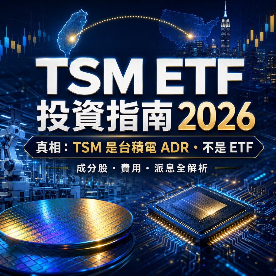 最全 TSM ETF投資指南2026！TSM ETF 是什麼？成分股真相、管理費解析！