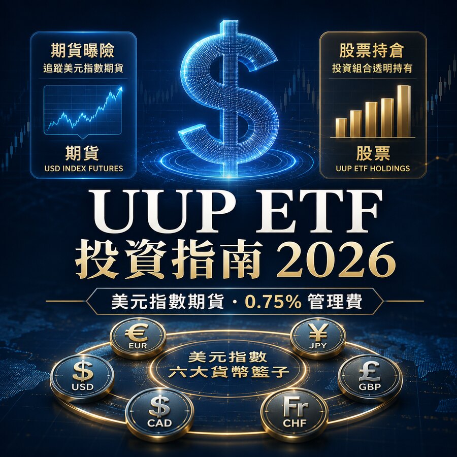 最全 UUP ETF投資指南2026！UUP ETF 是什麼？成分股真相、管理費解析！