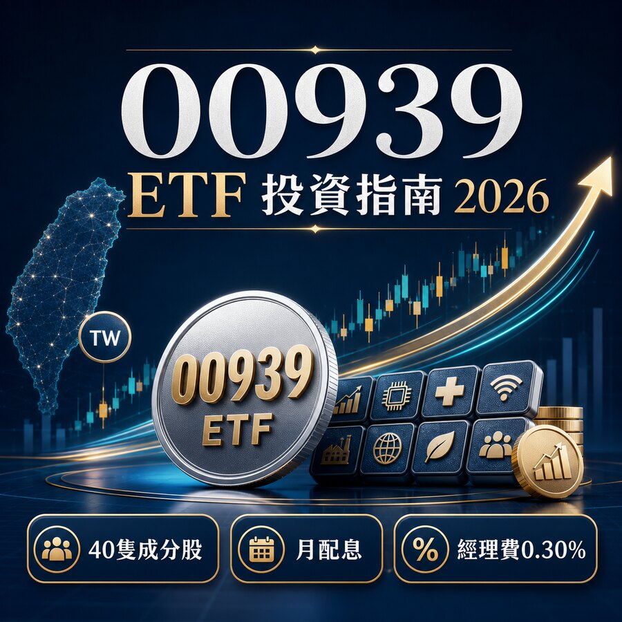 最全 00939 ETF投資指南2026！00939 ETF 是什麼？成分股真相、管理費解析！