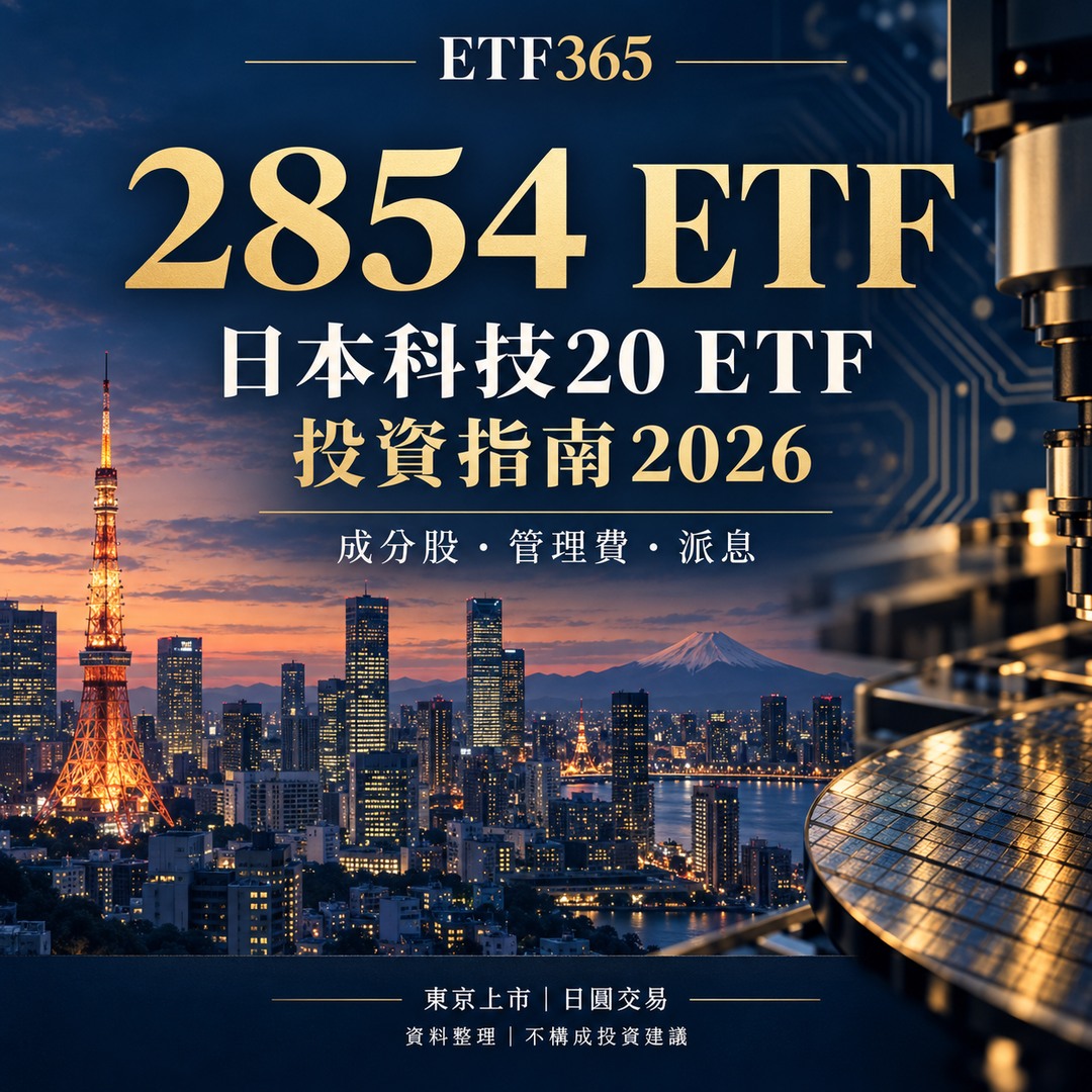 最全 2854 ETF投資指南2026！2854 ETF 是什麼？成分股真相、管理費解析！